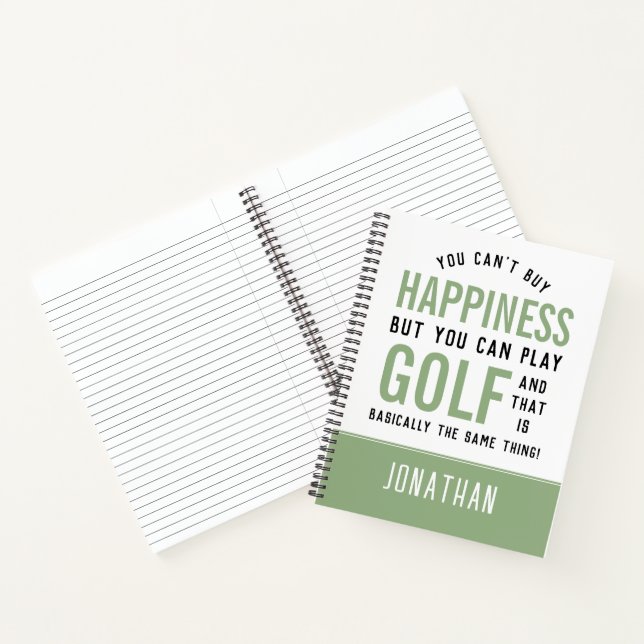 Cuaderno Golf es Felicidad Gracioso Golf Lover Gift (Interior)
