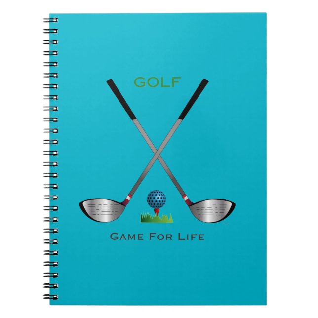 Cuaderno GOLF - Juego para la vida (Frente)