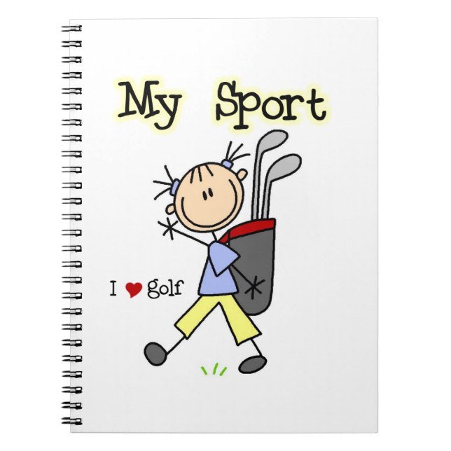 Cuaderno Golf mi deporte (Frente)