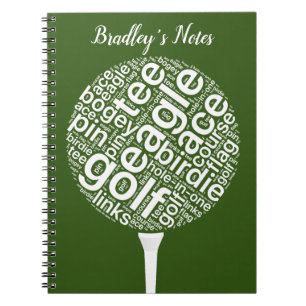 Cuaderno Golf personalizado personalizado