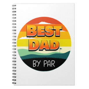 Cuaderno Golfer Dad al mejor papá de Par