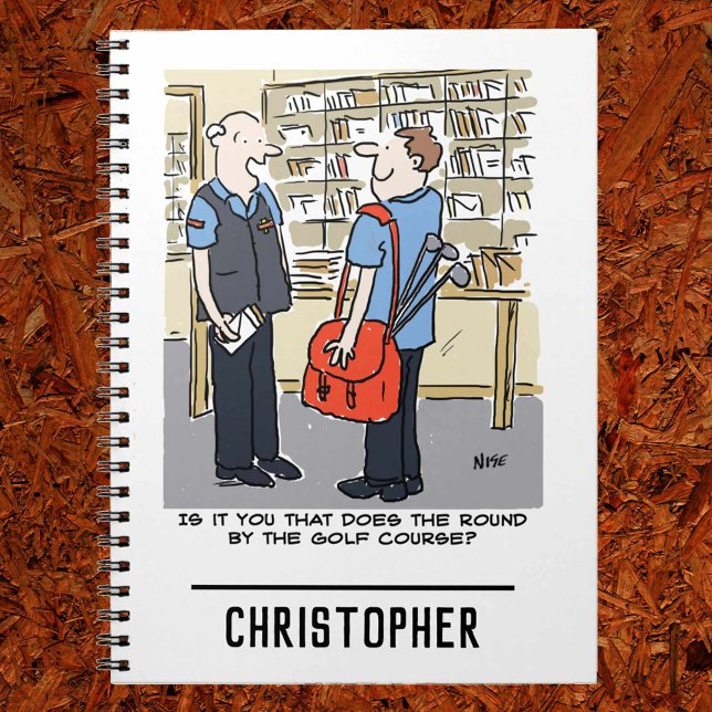 Cuaderno Golfer Postman ama al Personalizado de golf (Subido por el creador)
