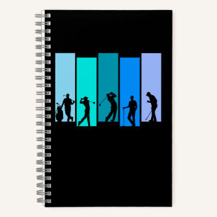 Cuaderno Golfer Silhouette
