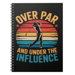 Cuaderno Golfing Divertido Bebiendo