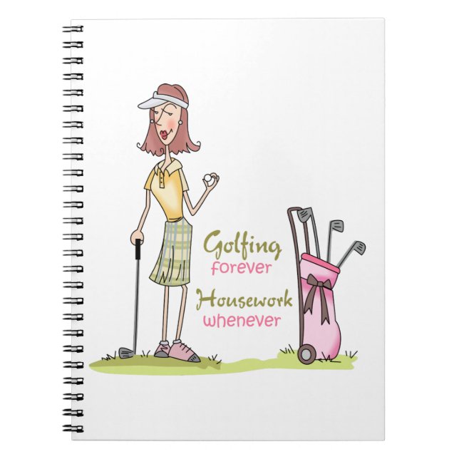 Cuaderno Golfing Forever (Frente)