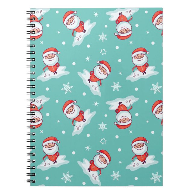 Cuaderno Golfing Santa Claus (Frente)