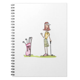 Cuaderno Golfista de la mujer