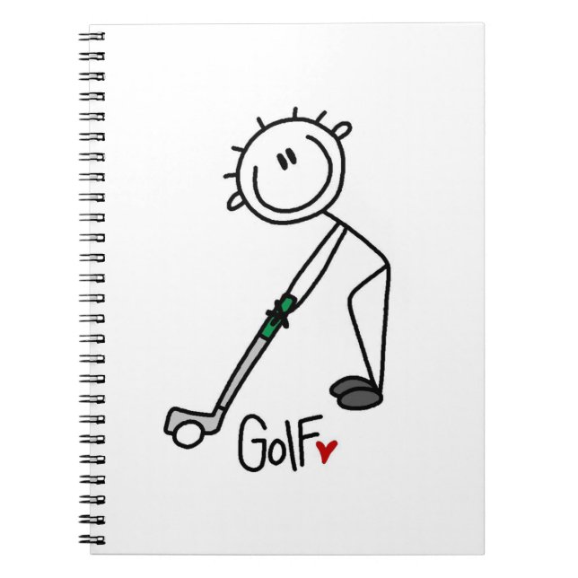 Cuaderno Golfista Simple de Palitos (Frente)