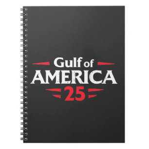Cuaderno Golfo de América Patriótico Americano Trump Bander