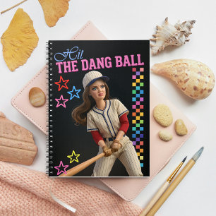 Cuaderno Golpea la Maldita Pelota Cara de Muñeca de Mamá de