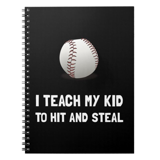 Cuaderno Golpee y robe el béisbol (Frente)