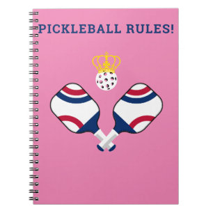 Cuaderno GOMA DE PICKLEBALL RULES-Pickleball Paddles & Ball