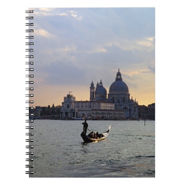 Cuaderno Góndola veneciana al atardecer - Italia (Frente)