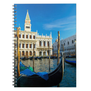 Cuaderno Góndolas en el Gran Canal cerca del Palacio Ducal