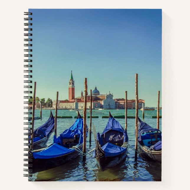 Cuaderno Góndolas en Venecia, Italia (Anverso)