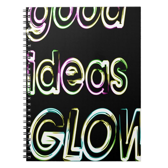 Cuaderno good ideas GLOW in the dark (Frente)