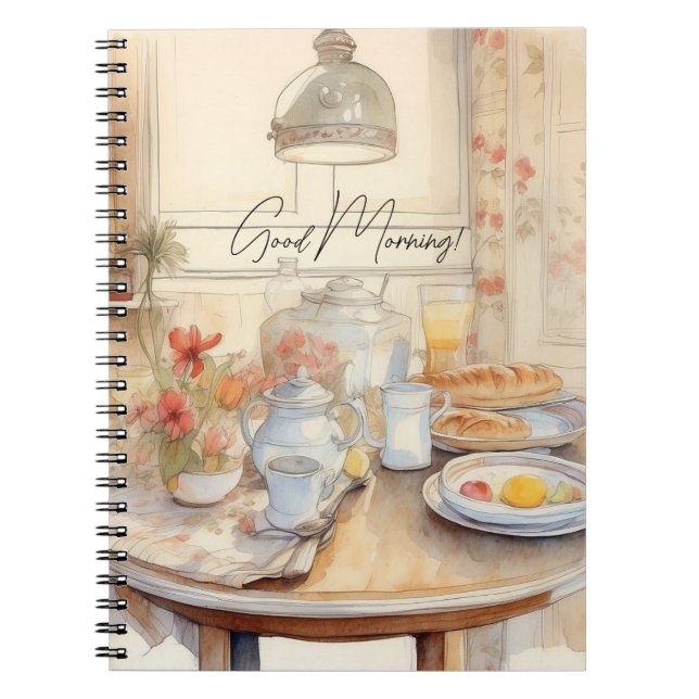 Cuaderno Good morning (Frente)