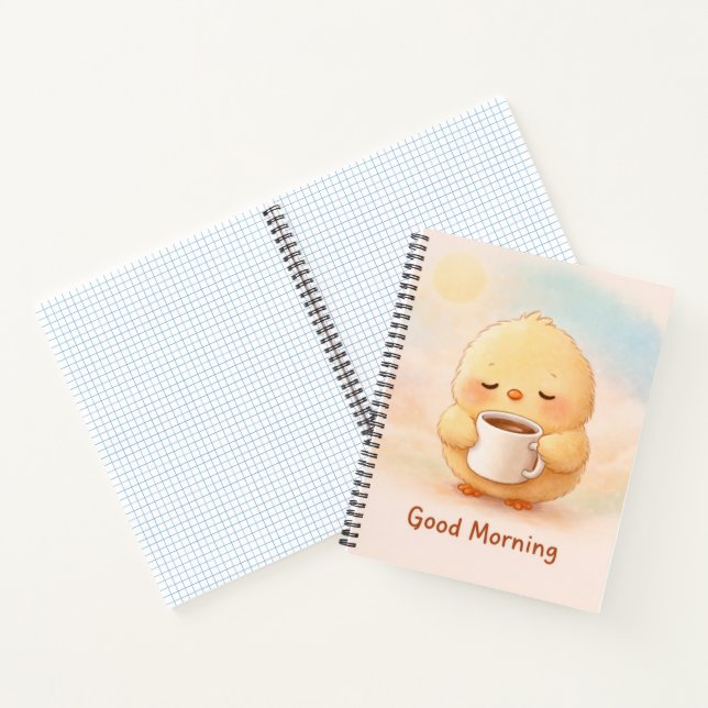 Cuaderno Good Morning Alma Chick Cute Journal Notebook (Interior)