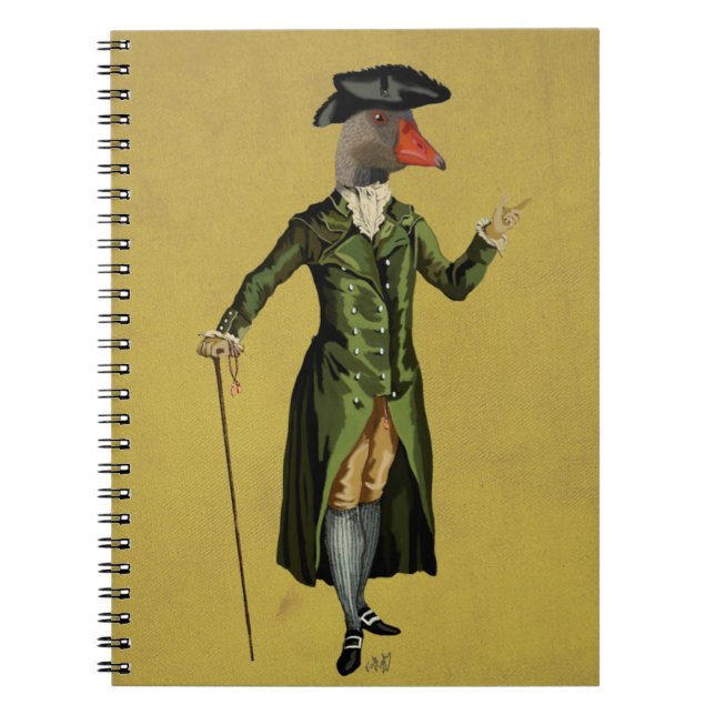 Cuaderno Goose in Green Regency Coat 3 (Frente)