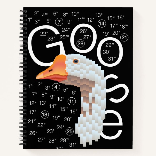 Cuaderno GOOSE: Un Pixelado (Anverso)