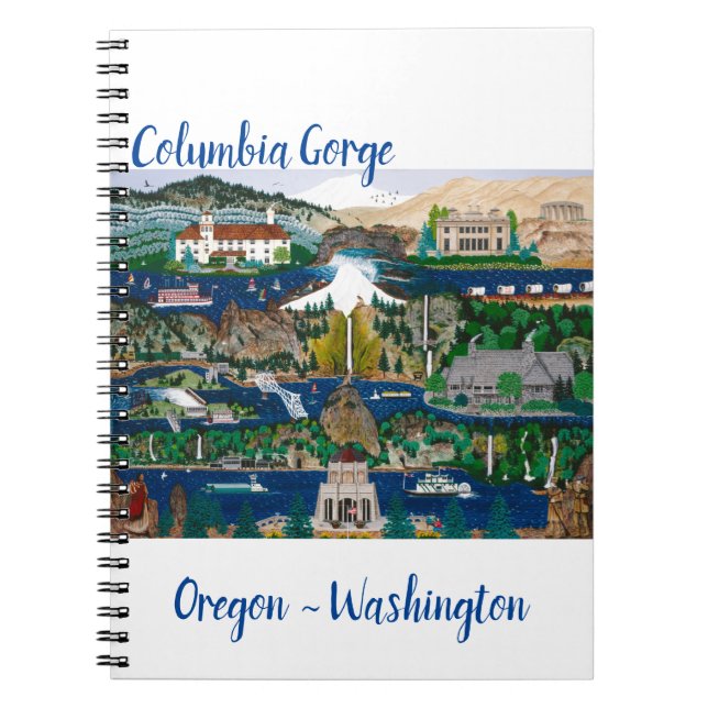 Cuaderno Gorge del río Columbia (Frente)