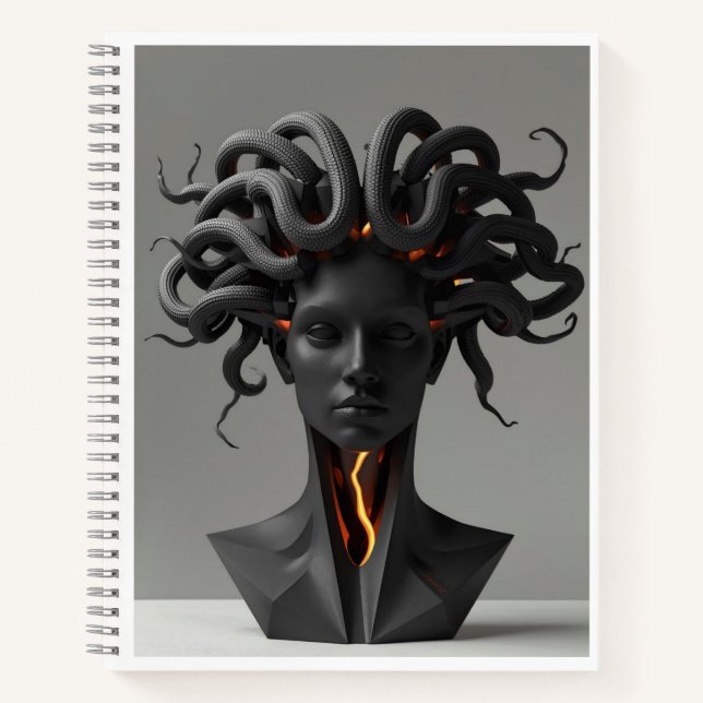 Cuaderno Gorgon Geometric Graphite Notebook (Anverso)