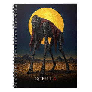 Cuaderno Gorila capa corta gótico Surrealista
