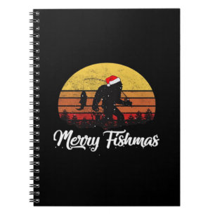 Cuaderno Gorila de Navidad Sombrero de Santa Alegre Fishmas