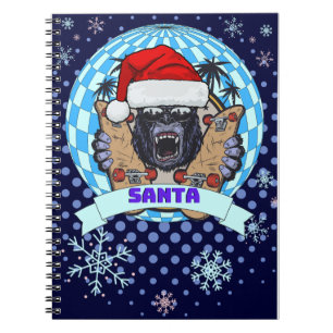 Cuaderno gorila navidad