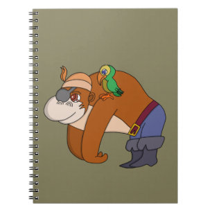 Cuaderno Gorila pirata