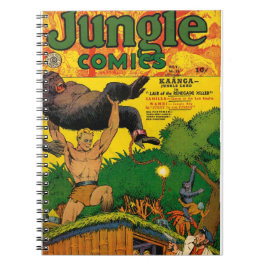 Cuaderno Gorilas - Niño de la jungla - Pantano - Arma - Hom