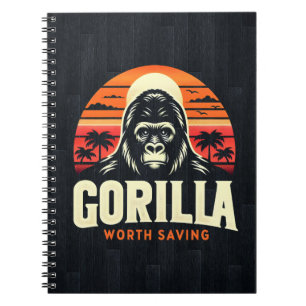 Cuaderno Gorilas que vale la pena salvar la vida salvaje