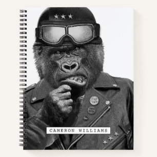 Cuaderno Gorilla Guy   Añadir su nombre