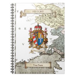 Cuaderno Gorizia y Gradisca en Europa Notebook de los años