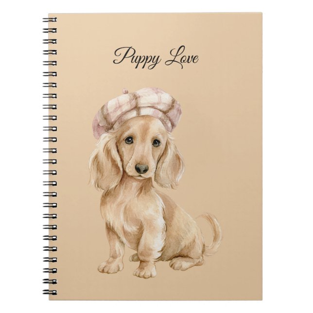 Cuaderno Gorra de Amor de Cachorro (Frente)