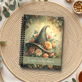 Cuaderno Gorra de brujas Rosa - portátil para pensamientos