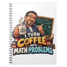 Gorra de cita de café de profesor de matemáticas d