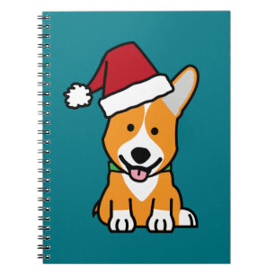 Cuaderno Gorra de Santa del navidad Galés del Pembroke del