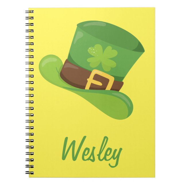 Cuaderno Gorra del Día de San Patricio (Frente)