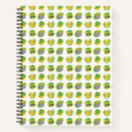 CUADERNO GORRA IRLANDÉS POT OF GOLD SHAMROCKS PATRÓN