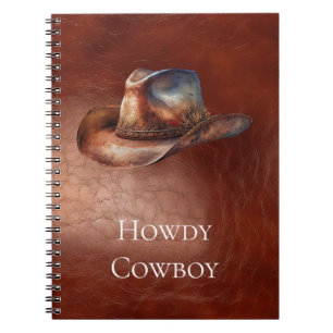 Cuaderno Gorra Rustic Brown Cowboy