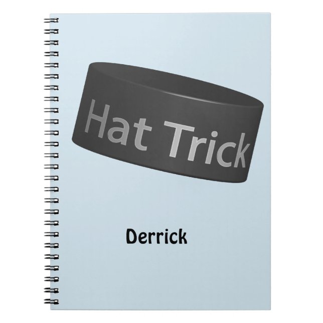 Cuaderno Gorra Trick Puck con nombre (Frente)