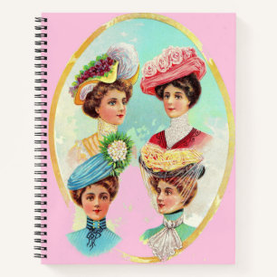 Cuaderno gorras de verano de 1910