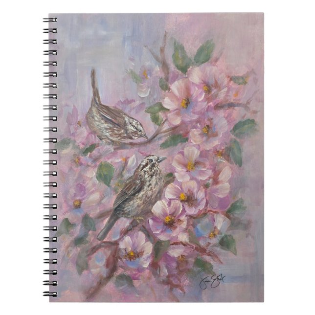 Cuaderno Gorrión Cantor (Frente)