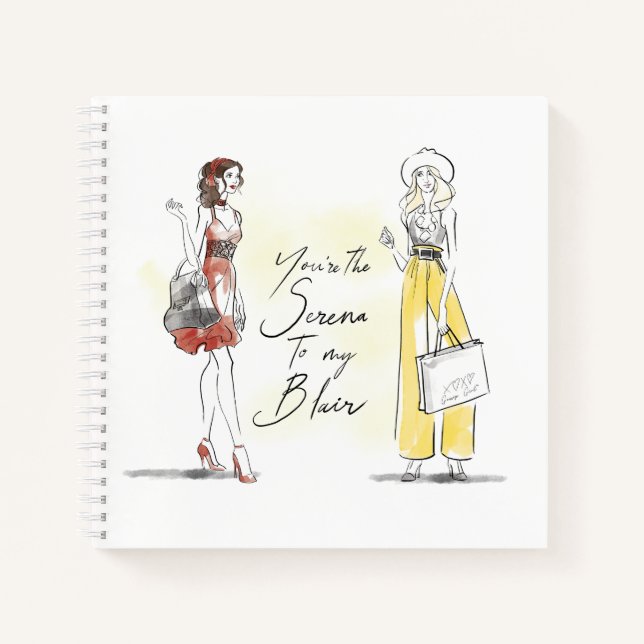 Cuaderno Gossip Chica - Eres la Serena para mi Blair (Anverso)