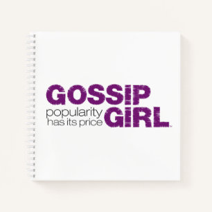 Cuaderno Gossip Chica - La popularidad tiene su precio