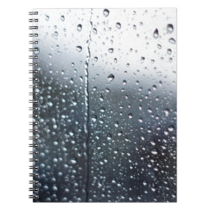 Cuaderno Gotas de agua de la ventana