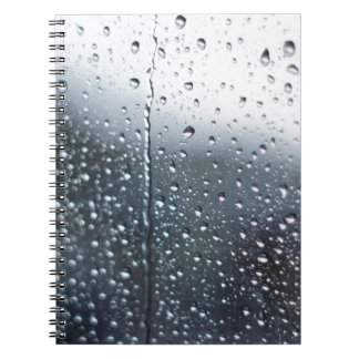 Cuaderno Gotas de agua de la ventana
