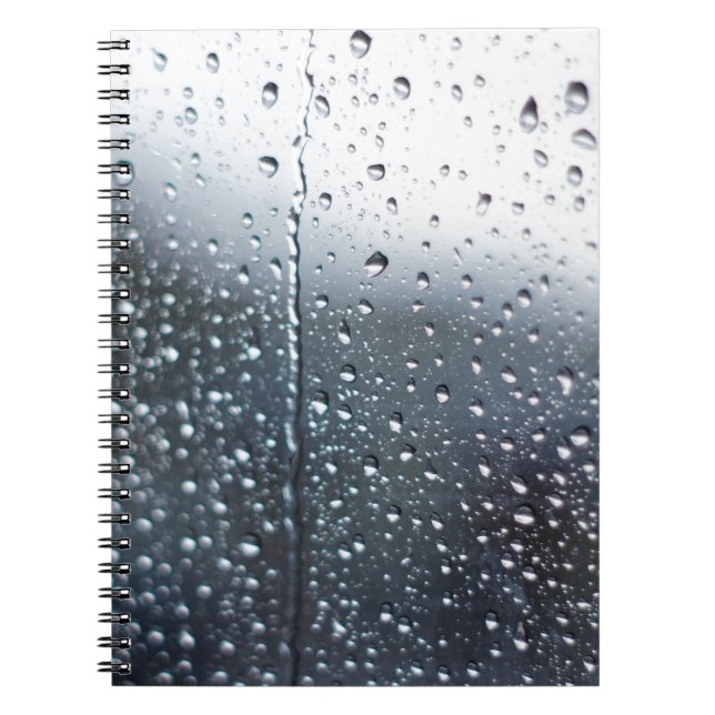 Cuaderno Gotas de agua de la ventana (Frente)
