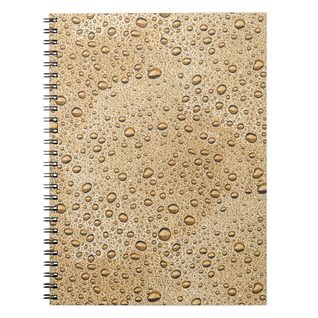 Cuaderno Gotas de agua de oro (Frente)